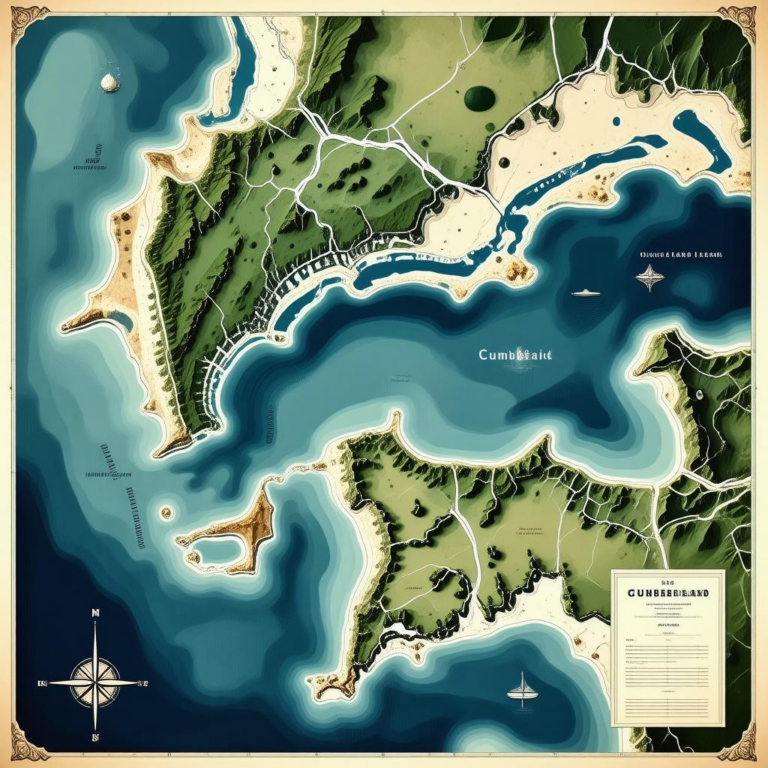 Map Of Cumberland Island Georgia