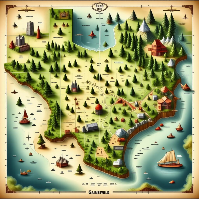 Map Of Gainesville Texas