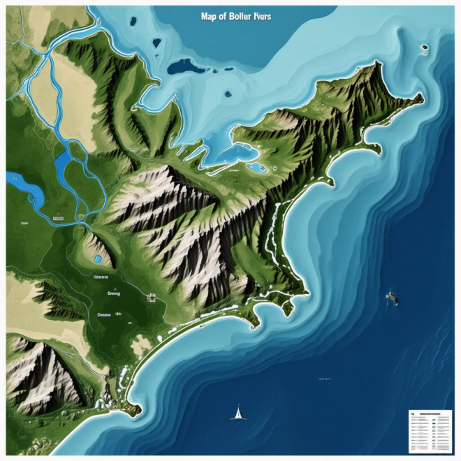 Map Of Bolivar Peninsula