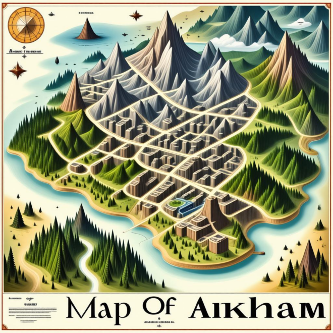 Map Of Arkham