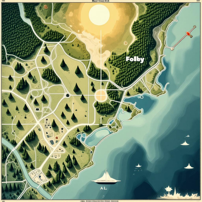 Map Of Foley Al