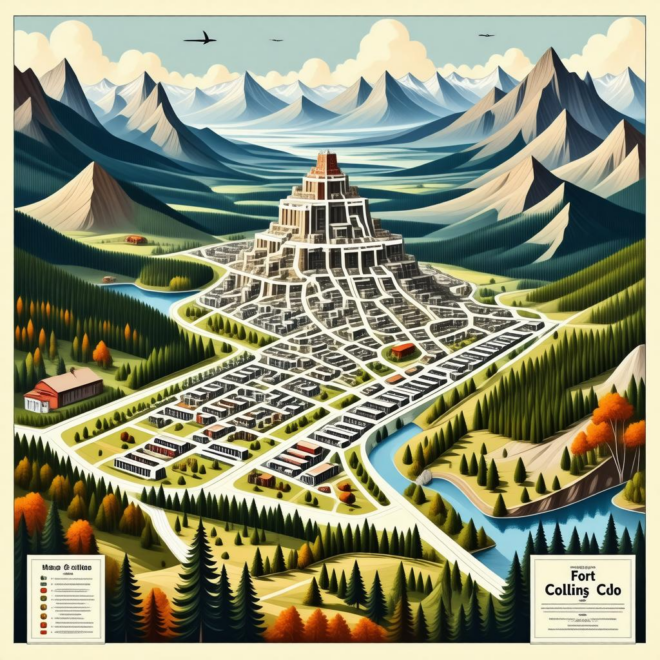 Map Of Fort Collins Colo