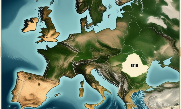 Map Of Europe 1810