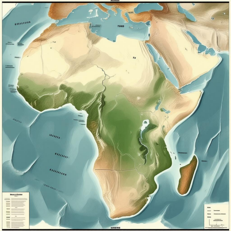 Map Of Africa 1940