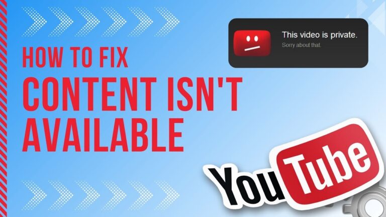 Why YouTube Says “Video Not Available on This Platform”