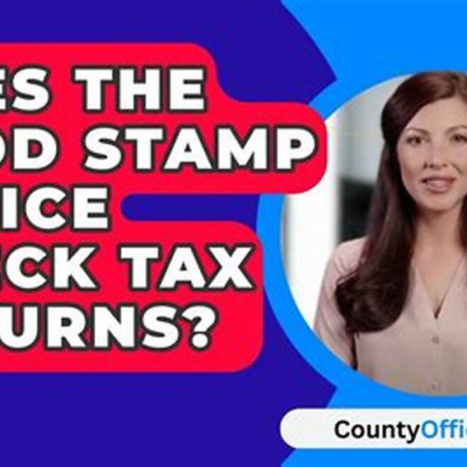 Does Medicaid or Food Stamp Programs Check Tax Returns?