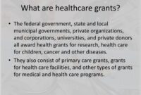 Does Congress Fund Healthcare Programs Through Grants?
